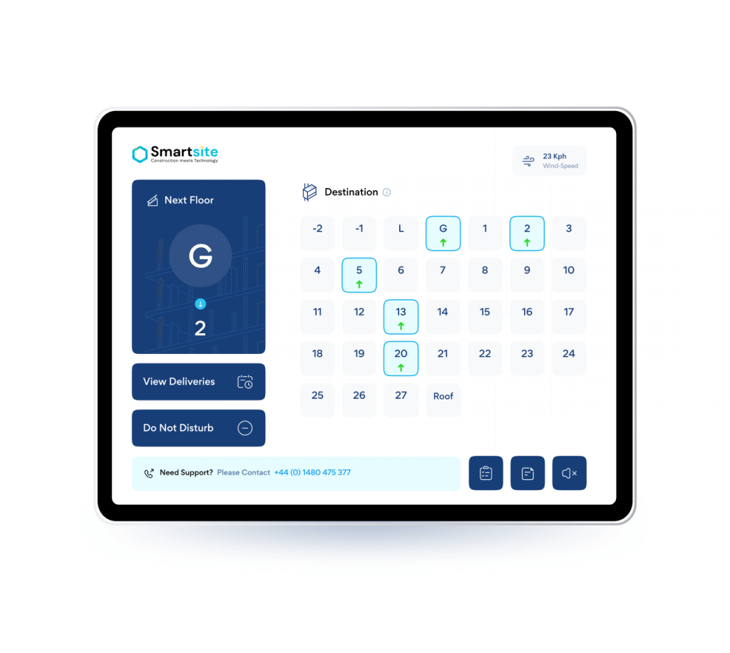 Hoist Call System Smartsite Smart hoist