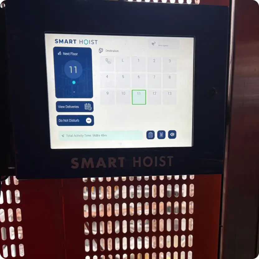 Smart Hoist hoist display_32 floors